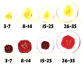 Soul Crystal Glow in The Dark Double Flare Gauges Pair - FFXIV