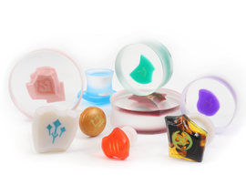 Soul Crystal Glow in The Dark Double Flare Gauges Pair - FFXIV