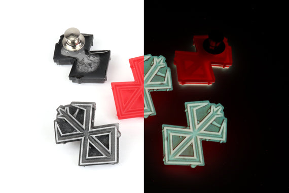 Branded Sacrifice Pin - Glow in the Dark Pins - Branded Survivor - Restless Soul - Invocation of Doom - Glow Pins - Struggles of life | SPN1