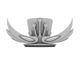 Prince of Hell DIY Cosplay Prop Kit- Astrology Demon Headband - Your Highness Cosplay - Streamer Headphones Attachment - Headset Horns