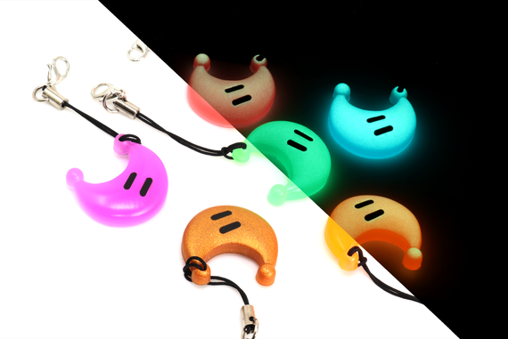 Power Moon Glow in the Dark Phone Charm! Super Mario Odyssey