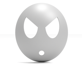 Angry Shy Guy Mask DIY Cosplay Prop Kit - Mario Props