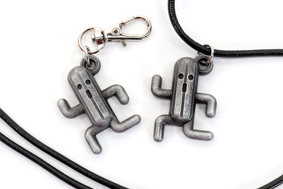 Cactuar Body Pendant Keychain / Necklace - Final Fantasy