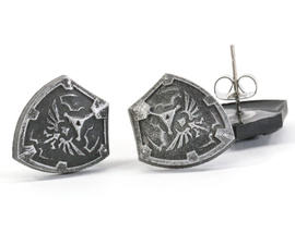 Hylian Shield Earrings Pair - Legend of Zelda