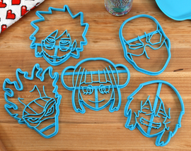 My Hero Academia Villians Cookie Cutters -Dabi, Twice, Toga, Stain, Tomura