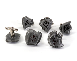 Soul Crystal Job Stone Metal Cufflinks - FFXIV