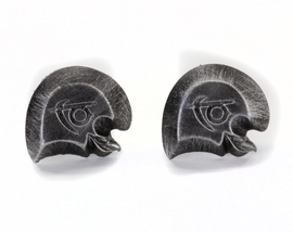 Reaper Job Icon Stainless Steel Studded Earrings Pair - FFXIV