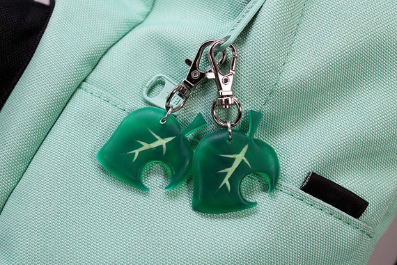 Animal Crossing New Leaf Glow Keychain/Necklace Gamer Gift for ACNL Video Game Cosplay - LootCaveCo