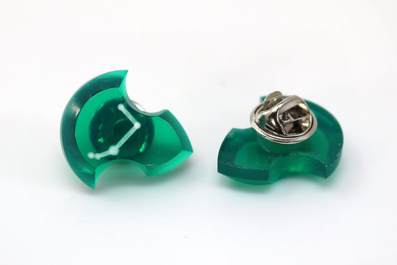 Aries Constellation Stone Pin - FFXIV Loghrif Ascian Crystal Pin - LootCaveCo