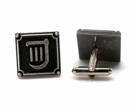 Bard FFXIV Job Cufflinks - BRD Metal Resin, Final Fantasy 14 FF14 Soul Crystal - LootCaveCo