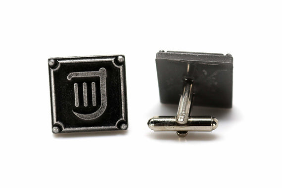 Bard FFXIV Job Cufflinks - BRD Metal Resin, Final Fantasy 14 FF14 Soul Crystal - LootCaveCo