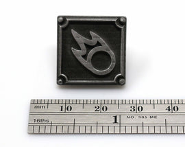 Black Mage FFXIV Job Pin - BLM Metal Resin, Final Fantasy 14 FF14 Soul Crystal - LootCaveCo