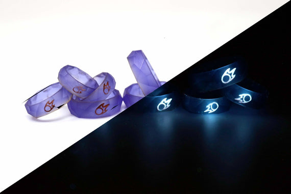 Black Mage FFXIV Ring Glow in the Dark Soul Crystal/BLM Job Stone Final Fantasy XIV FF14 - LootCaveCo