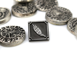 Botanist FFXIV Gathering Pin - BTN Metal Resin, Disciple of the Land Final Fantasy 14 FF14 - LootCaveCo