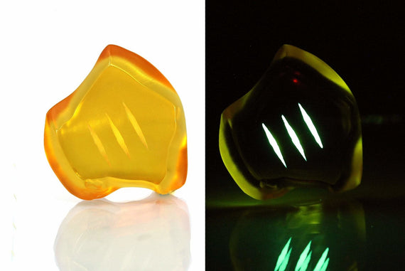 Clear Monk FFXIV Glow in the Dark Soul Crystal/MNK Job Stone Final Fantasy XIV FF14 - LootCaveCo