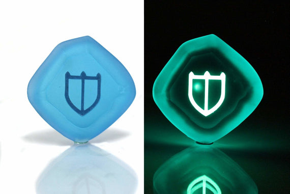 Clear Paladin FFXIV Glow in the Dark Soul Crystal/PAL Job Stone Final Fantasy XIV FF14 - LootCaveCo