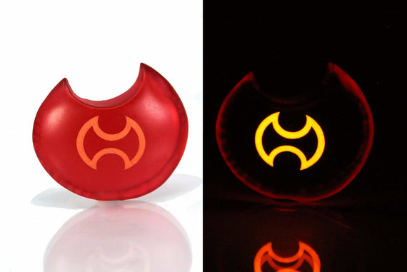 Clear Warrior FFXIV Glow in the Dark Soul Crystal/WAR Job Stone Final Fantasy XIV FF14 - LootCaveCo