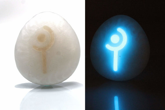 Clear White Mage FFXIV Glow in the Dark Soul Crystal/WHM Job Stone Final Fantasy XIV FF14 - LootCaveCo