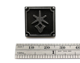 Dark Knight FFXIV Job Pin - DRK Metal Resin, Final Fantasy 14 FF14 Soul Crystal - LootCaveCo