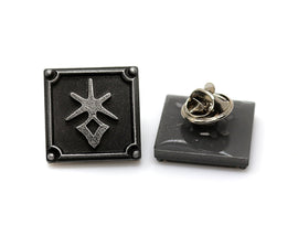Dark Knight FFXIV Job Pin - DRK Metal Resin, Final Fantasy 14 FF14 Soul Crystal - LootCaveCo