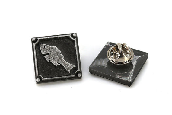 Fisher FFXIV Gathering Pin - FSH Metal Resin, Disciple of the Land Final Fantasy 14 FF14 - LootCaveCo