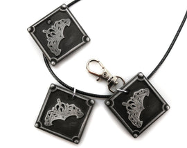 Goldsmith FFXIV Crafting Charm - GSM Metal Resin, Disciple of the Hand Final Fantasy 14 FF14 - LootCaveCo