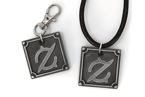 Gunbreaker FFXIV Keychain / Necklace Metal Resin - GNB Final Fantasy XIV (FF14) - Soul Crystal - LootCaveCo