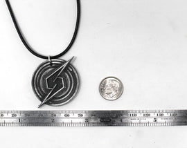 Super Metroid Screw Attack Keychain/Necklace -Samus Aran Gift or Samus Cosplay