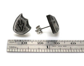 Dragoon FFXIV Soul Crystal Earrings/Job Stone FF14 Final Fantasy 14 FFXIV Charm -Stainless Steel Stud-