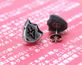 Dragoon FFXIV Soul Crystal Earrings/Job Stone FF14 Final Fantasy 14 FFXIV Charm -Stainless Steel Stud-
