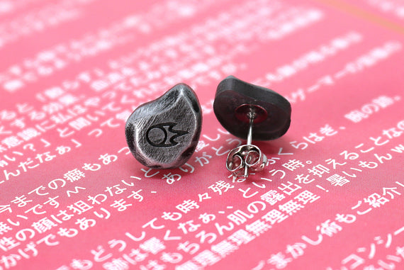 Black Mage FFXIV Soul Crystal Earrings/Job Stone FF14 Final Fantasy 14 FFXIV Charm -Stainless Steel Stud-