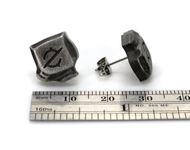 Gunbreaker FFXIV Soul Crystal Earrings/Job Stone FF14 Final Fantasy 14 FFXIV Charm -Stainless Steel Stud-