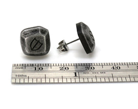 Paladin FFXIV Soul Crystal Earrings/Job Stone FF14 Final Fantasy 14 FFXIV Charm -Stainless Steel Stud-