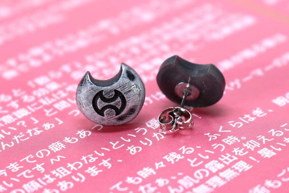 Warrior FFXIV Soul Crystal Earrings/Job Stone FF14 Final Fantasy 14 FFXIV Charm -Stainless Steel Stud-