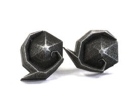 Kokiri Emerald Earrings - Legend of Zelda Spiritual Stones - Stainless Steel Stud - Nintendo/Zelda Gift