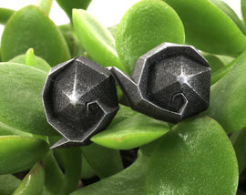 Kokiri Emerald Earrings - Legend of Zelda Spiritual Stones - Stainless Steel Stud - Nintendo/Zelda Gift