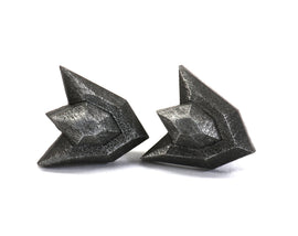 Goron Ruby Earrings - Legend of Zelda Spiritual Stones - Stainless Steel Stud - Nintendo/Zelda Gift