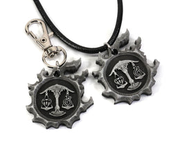 FFXIV The Immortal Flames Keychain / Necklace - Grand Company - FF14 Final Fantasy 14