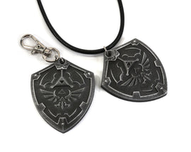 Zelda Hylian Shield Legend of Zelda Breath of the Wild Necklace - Nintendo/Zelda Gift