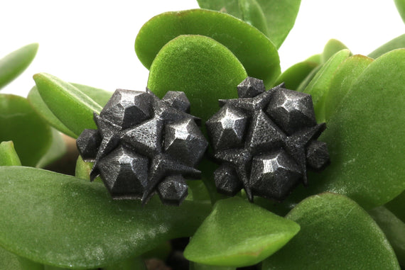 Zora Sapphire Earrings - Legend of Zelda Spiritual Stones - Stainless Steel Stud - Nintendo/Zelda Gift