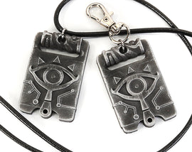 Zelda Sheikah Slate Legend of Zelda Breath of the Wild Necklace - Nintendo/Zelda Gift