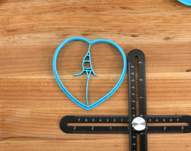 MeMeMe Anime Cookie Cutters - Daoko Girl, Fallen Hana, MeMe Face, MeMeMe Heart, Syu