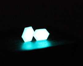 Zelda Earrings Glowing Rupee -Stainless Steel Stud- Legend of Zelda Breathe of the Wild - Nintendo/Zelda Gift