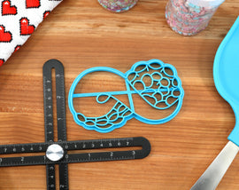 Anime Tentacle Cookie Cutters - Curled Tentacle, Dripping Tentacle Tongue, Tentacle Mouth, Heart Tentacle, Infinity Tentacle - Anime Gift