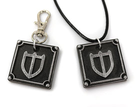 Paladin FFXIV Job Charm - PAL Metal Resin, Final Fantasy 14 FF14 Soul Crystal