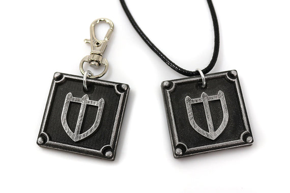 Paladin FFXIV Job Charm - PAL Metal Resin, Final Fantasy 14 FF14 Soul Crystal