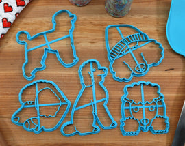 Standard Poodle Cookie Cutters - Poodle Stack, Poodle Outline, Poodle Hat  - Gift for Poodle Owner