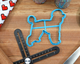 Standard Poodle Cookie Cutters - Poodle Stack, Poodle Outline, Poodle Hat  - Gift for Poodle Owner