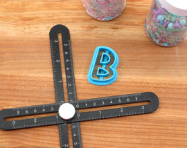 Comic FONT Cookie Cutters - Fondant Letters, Letters for Cake decorating