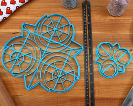 XL 12 Inch Zora Sapphire Cookie Cutter -  Zelda Cookie Cake  - Breathe of the Wild Cookie Cutter /  Nintendo Gift